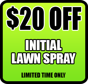Coupon for $20 Off Initial Lawn Spray