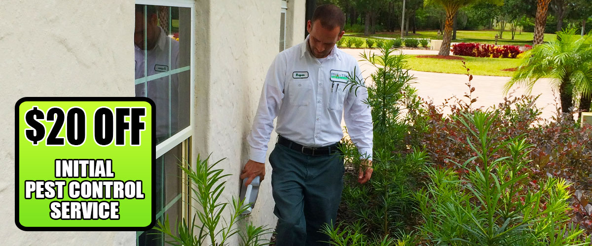 $20 Off Initial Pest Control Service